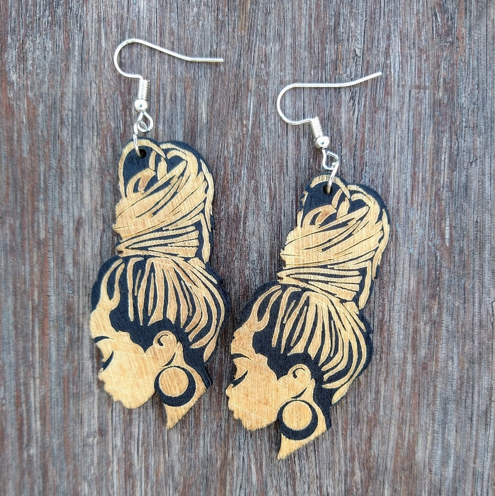 Cute Wood Earrings